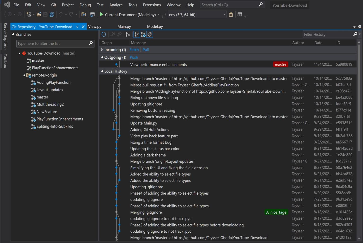 Visual Studio Version Control Code Repository