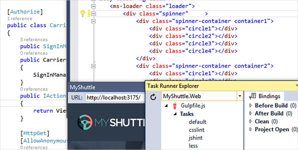 ASP.NET web apps