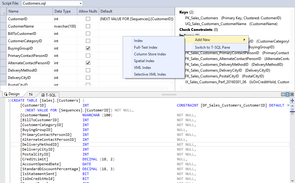 Отладка sql visual studio