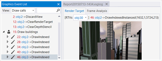 DirectX graphics diagnostics with C++