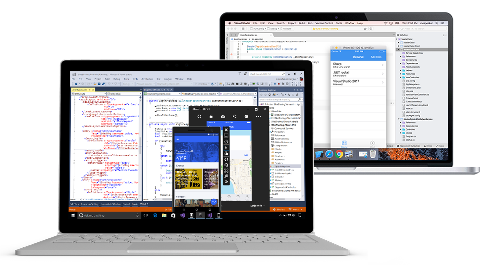Develop on OS X and Windows