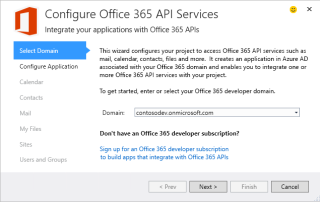 Office Developer Tools for Apps and Add-ins - Visual Studio IDE