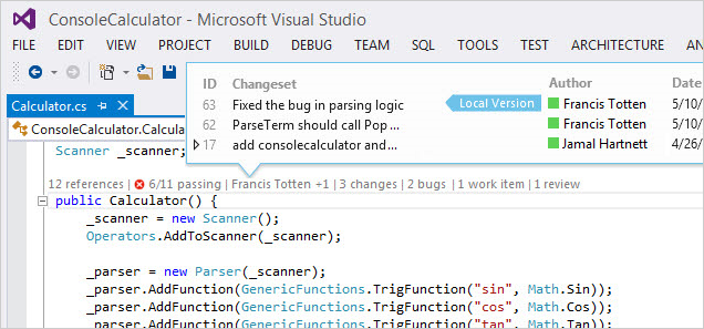 captura de pantalla del editor de código