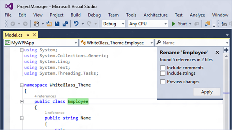 Как добавить базу данных в visual studio wpf