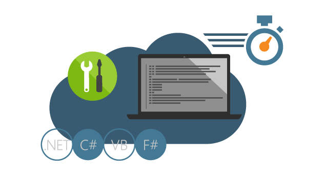 .NET Productivity illustration graphic