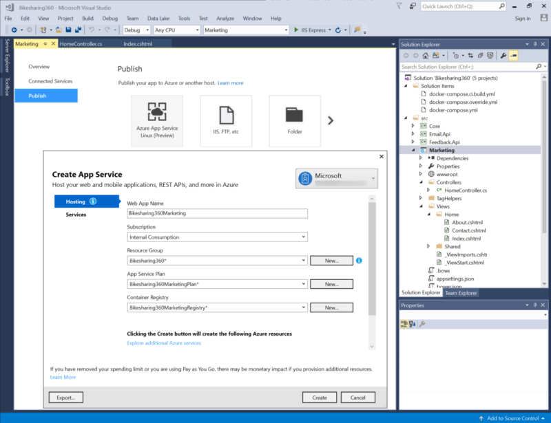 publishing screenshot