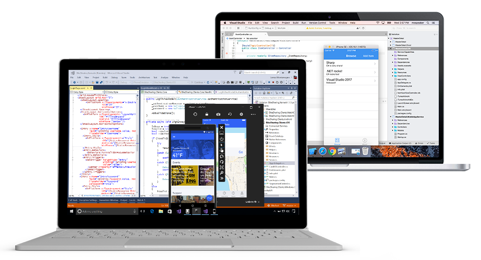 creat xamarin visual studio for mac