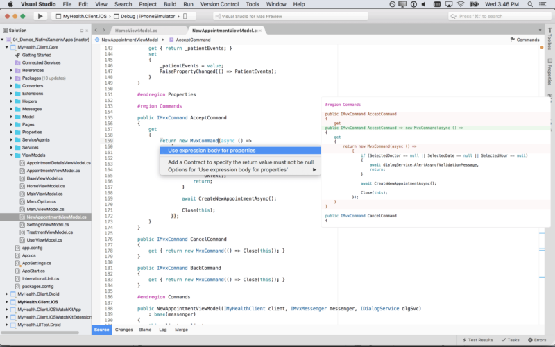 c++ project in visual studio community for mac