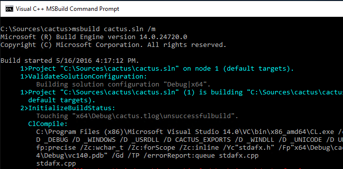 screenshot of Visual Studio Build Tools