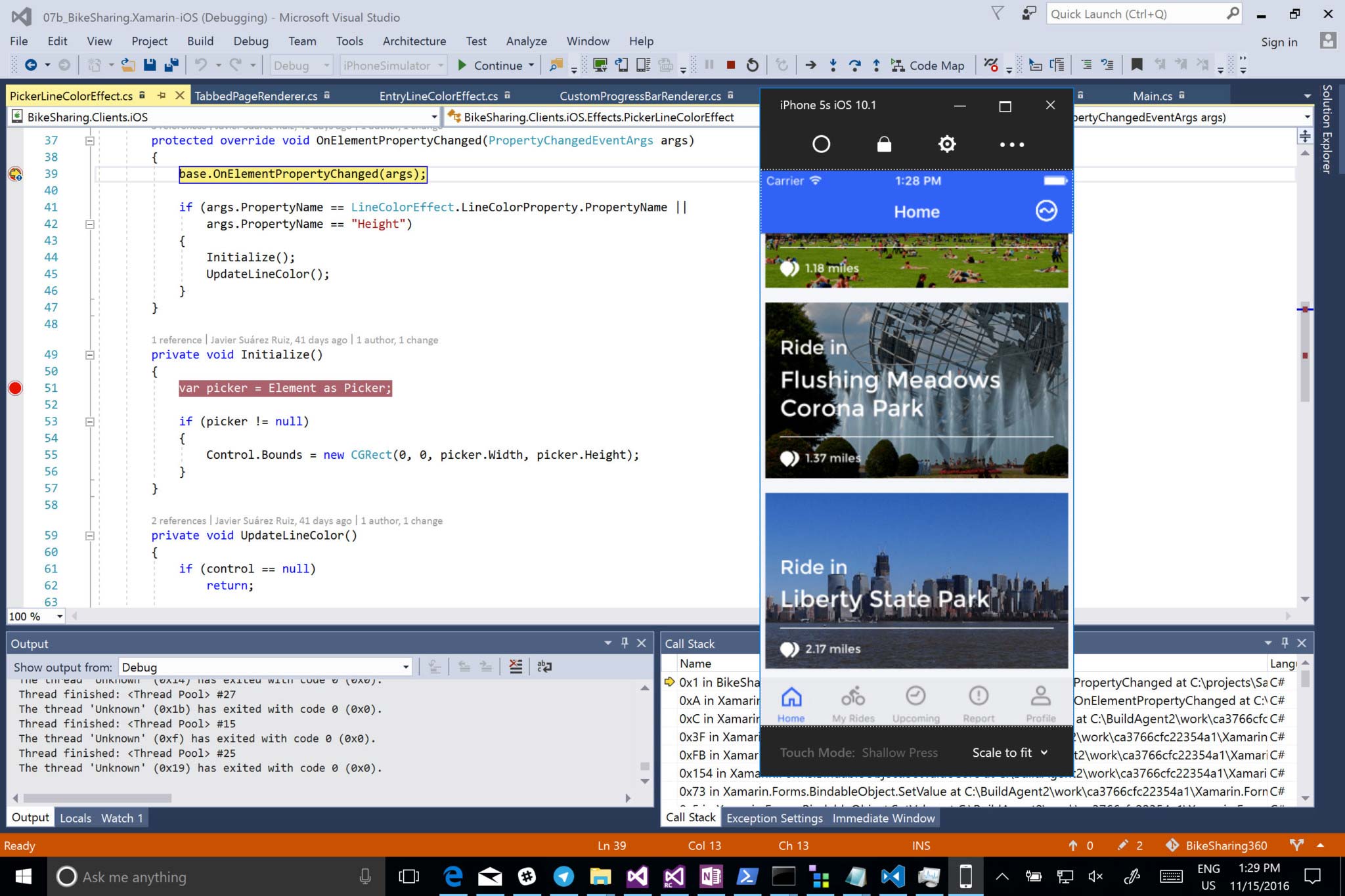 Mobile development with .NET screenshot