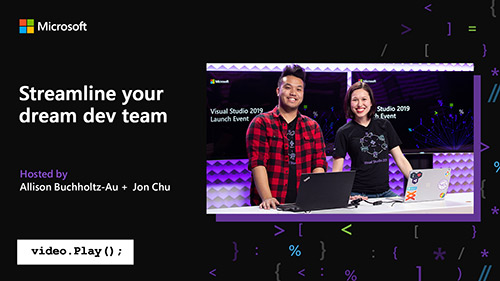 Video titled 'Streamline your dream dev team'