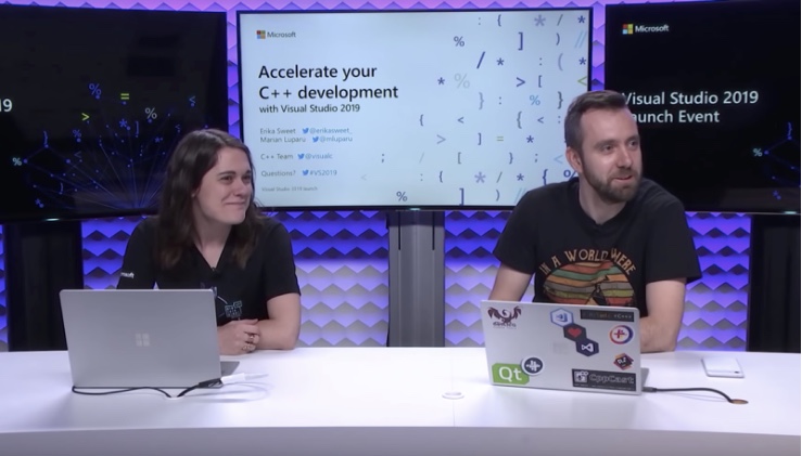 Video of Visual Studio 2019 develop