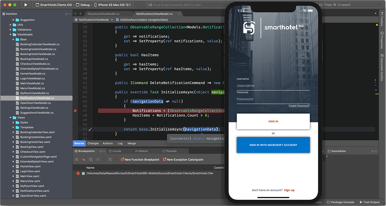 csharp for mac visual studio