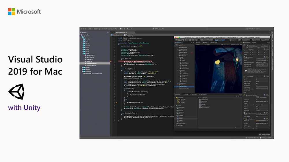 visual studio mac for unity