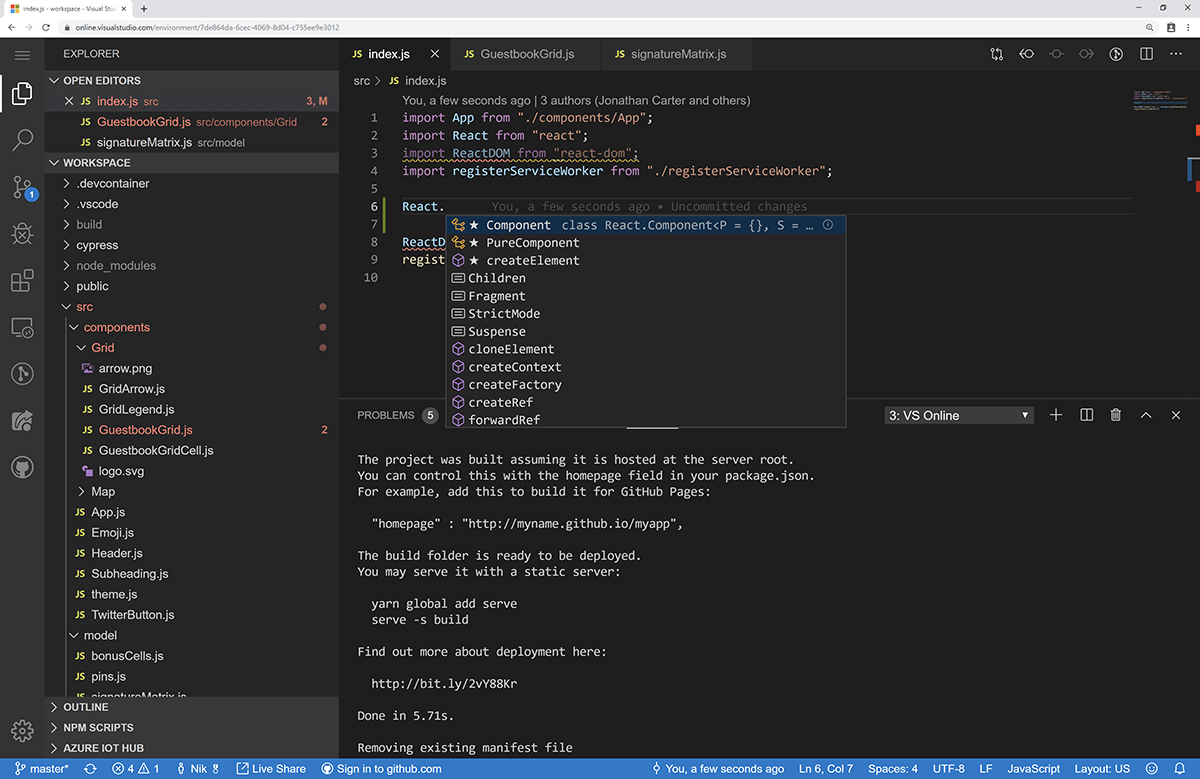 Ide editor