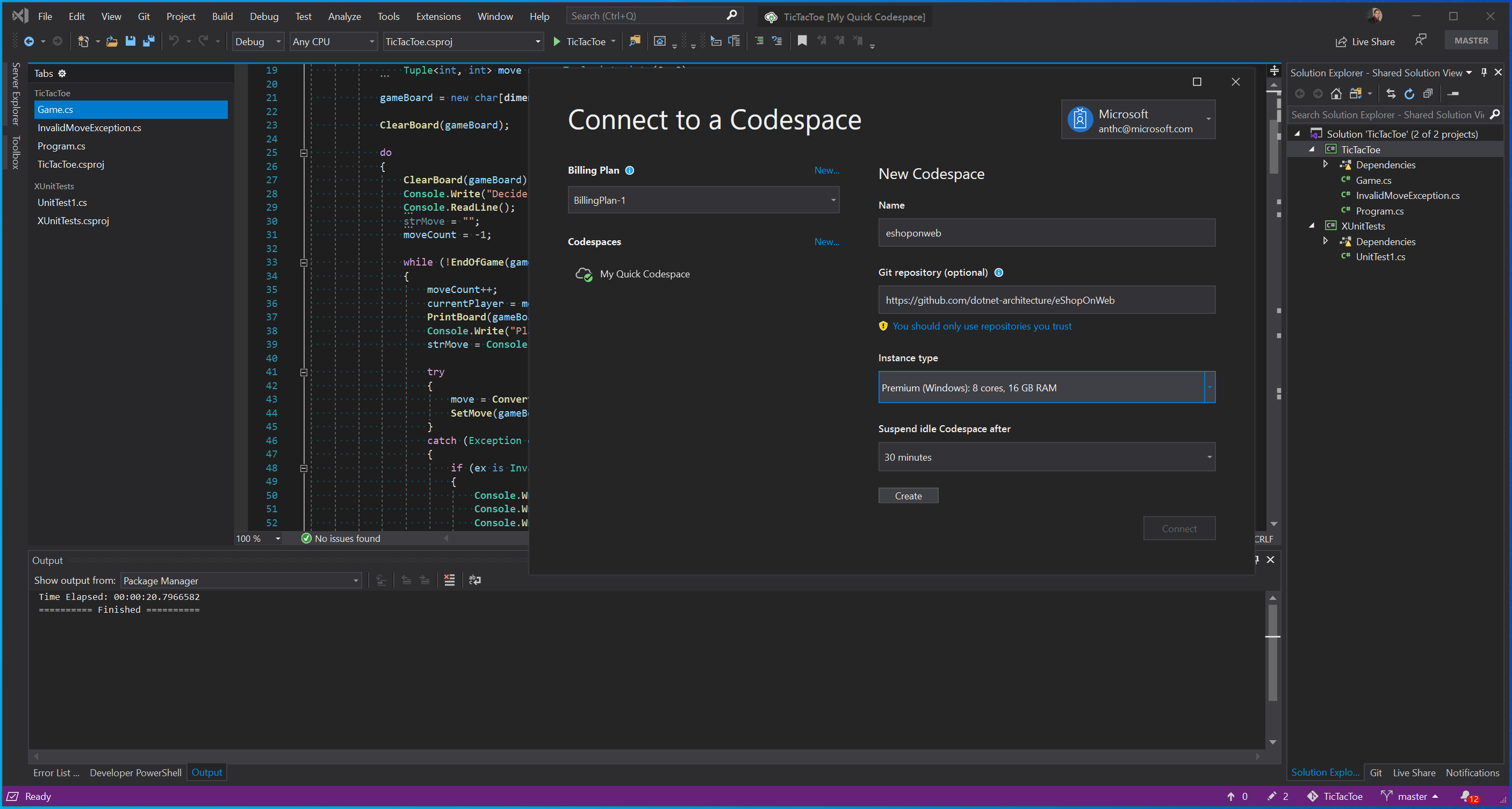 visual studio online code editor