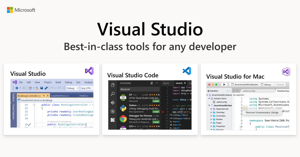 Visual Studio Ide And Code Editor For Software Developers And Teams