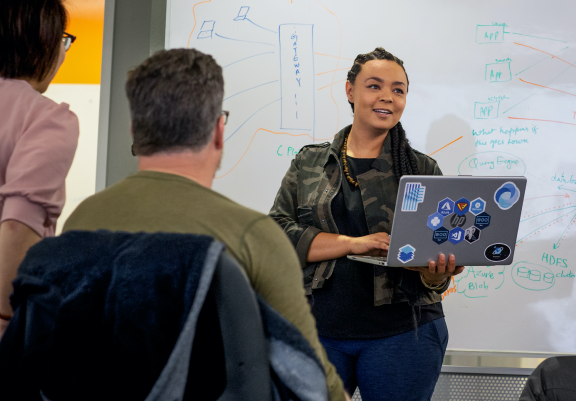 チーム会議の写真