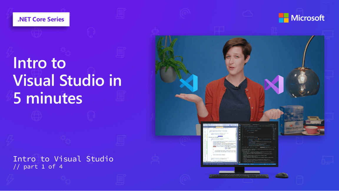 Intro to Visual Studio video screenshot