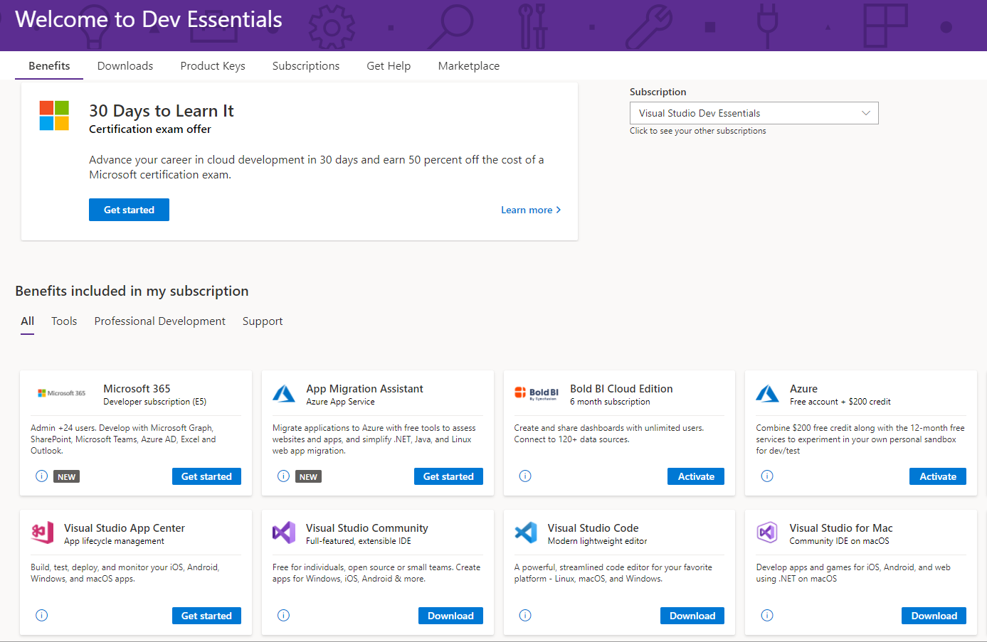 Tutustu 30+ imagen visual studio dev essentials