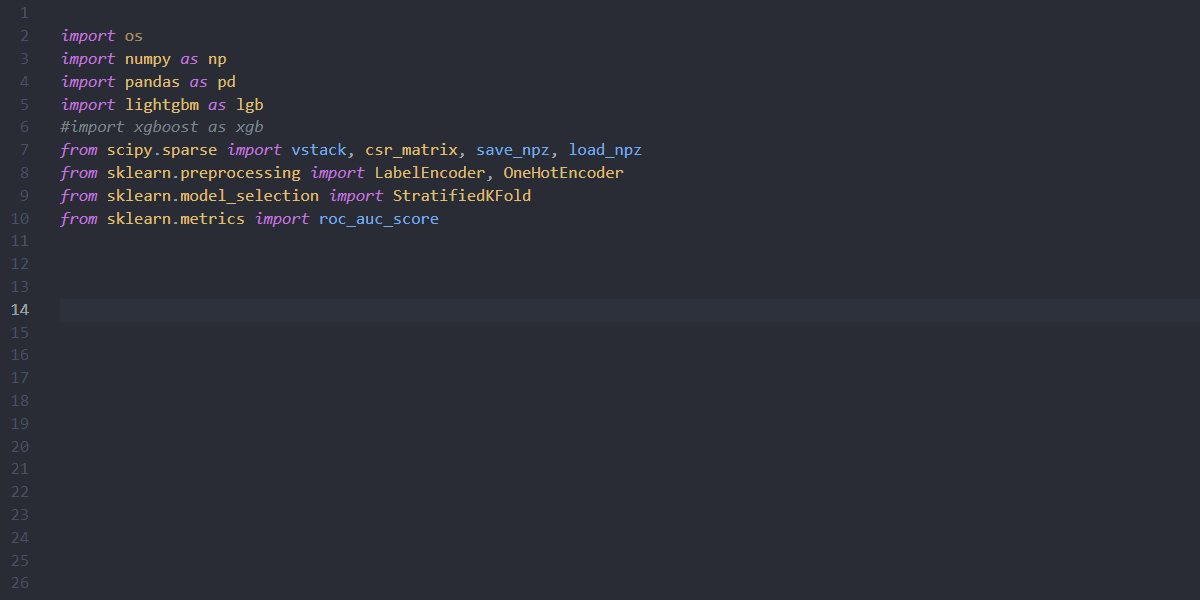 screenshot of Auto import completions