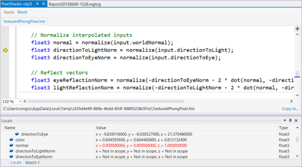 Visual Studio IDE: Game Development and Debugging