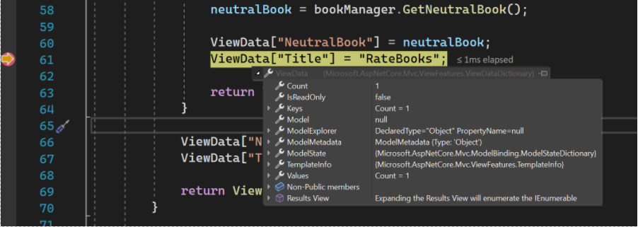 diagnostic tools visual studio osx