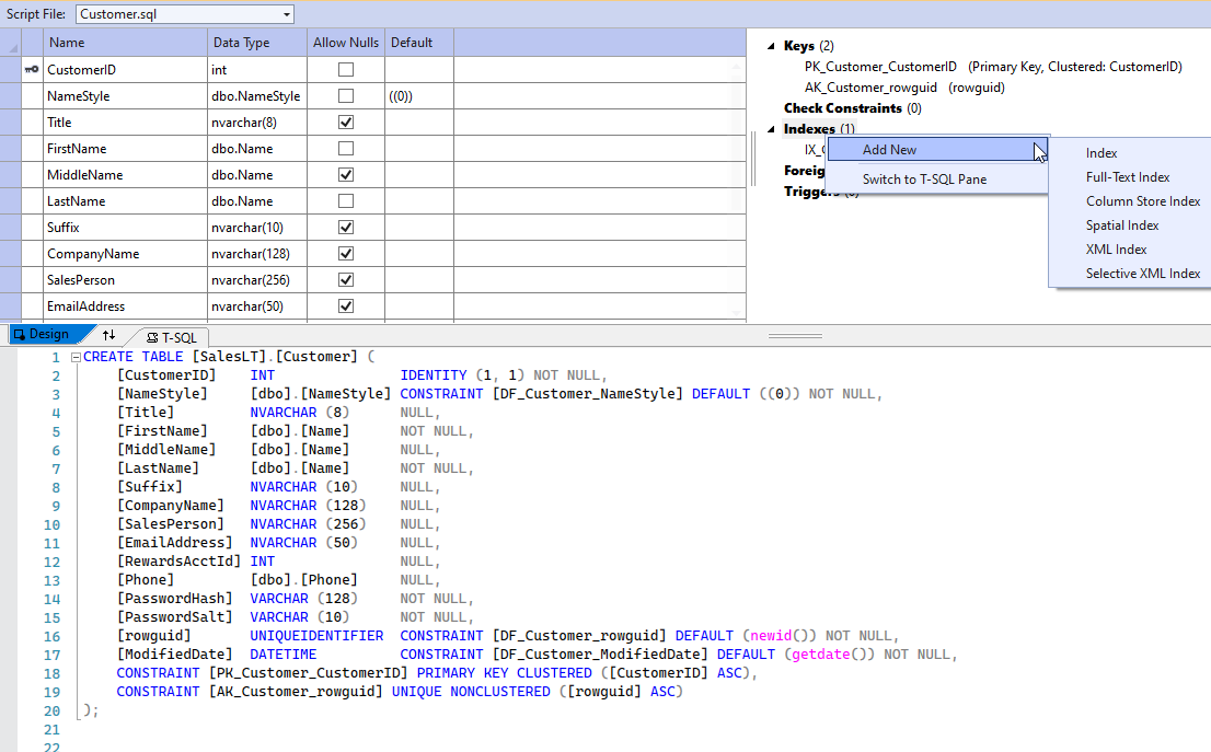 visual studio 2017 sql server which one to install first