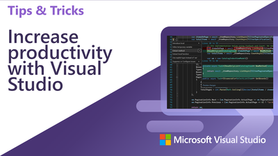 Increase productivity with Visual Studio video image