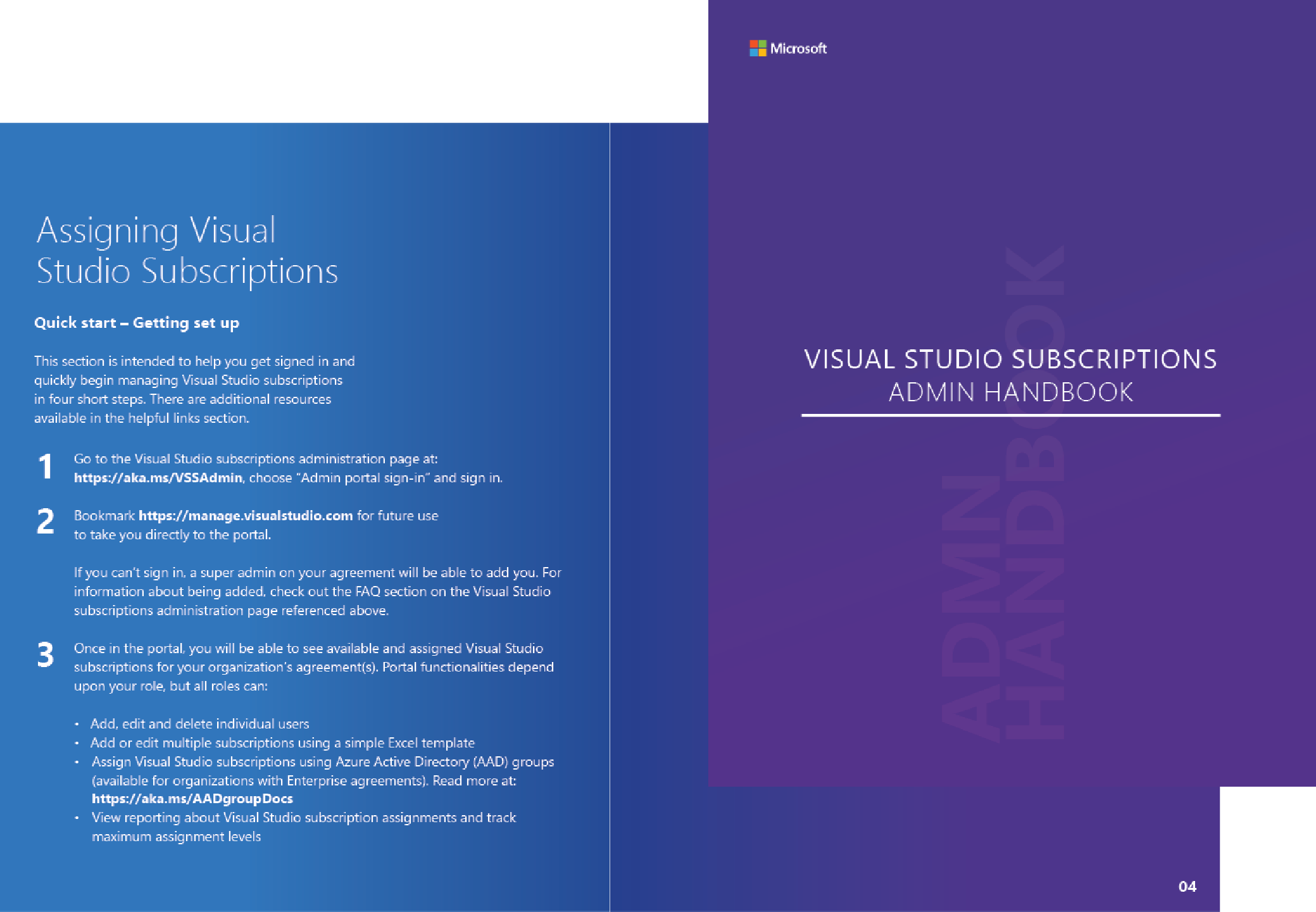Visual Studio Subscriptions Administration - Visual Studio