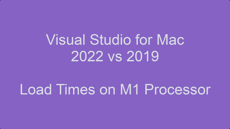 Visual Studio for Mac video screenshot
