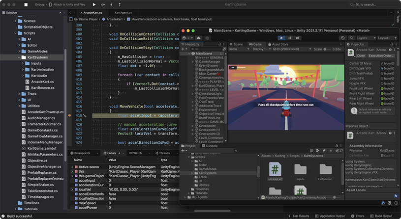 unity 2021 visual studio 2022