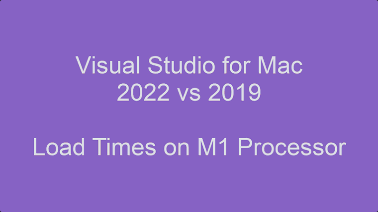 Visual Studio for Mac video screenshot
